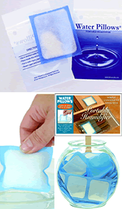 Water Pillow Portable Cigar Humidifier - 5 pillows