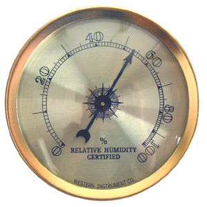 Bargain Analogue Hygrometer - 2 1/4" x 2"