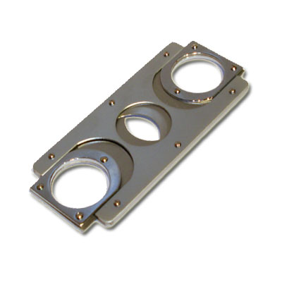 Credit card style cigar cutter - Satin Chrome