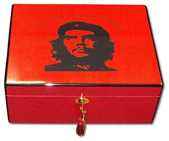 The Revolution Cigar Humidor - Red - 50 cigars capacity