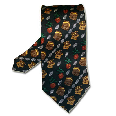 Silk Cigar Theme Tie