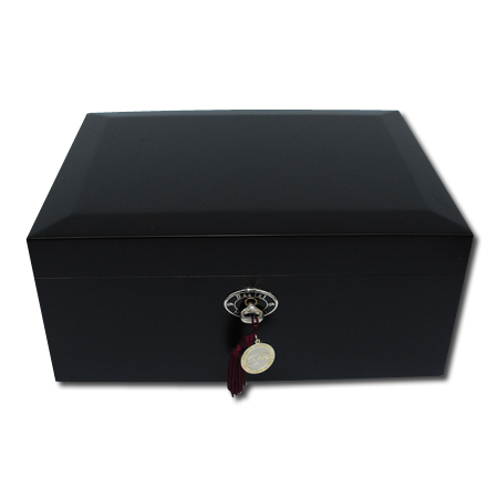 Daniel Marshall Black Matt Ambiente Humidor � 65 cigar capacity