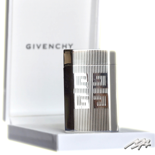 Givenchy Silver Centre Cut Lighter (4206)