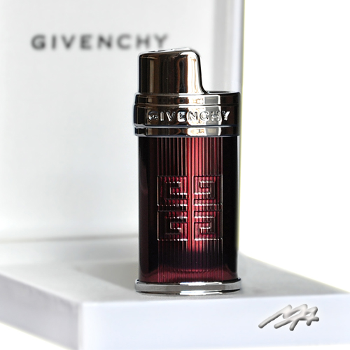Givenchy Mini Bic Case Chrome Clear Red (0007)