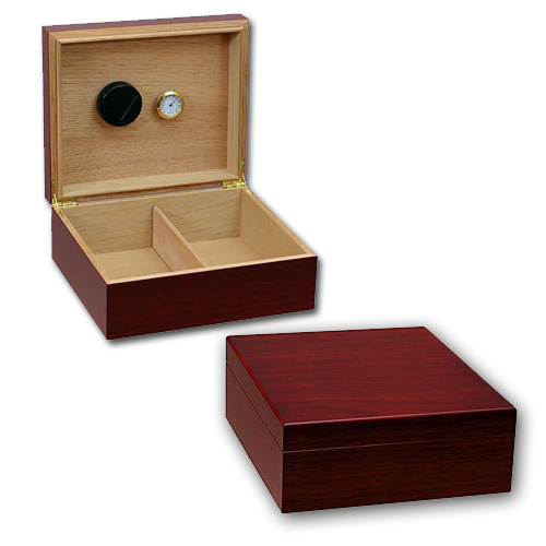 Prestige Chalet Humidor - Cherry - 50 Cigar Capacity