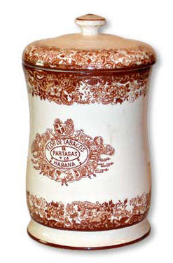 Partagas Ceramic Jar, 1960 (code 048)