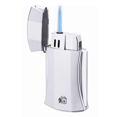 Colibri Ambiance (Jet Lighter) - Satin/Polished Silver