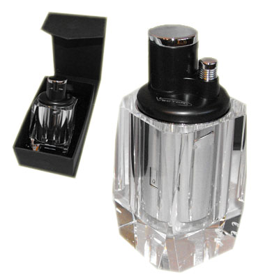 Vector Table Triple Jet Lighter -  Square Crystal