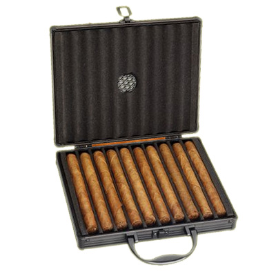 Vector Aluminium Travel Humidor - 10 cigar capacity