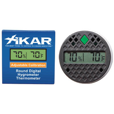 Xikar Digital Round Hygrometer/Thermometer