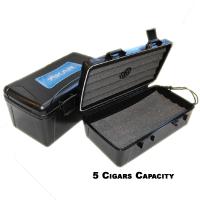 XIKAR 5 Cigar Travel Waterproof Humidor (code xi328)
