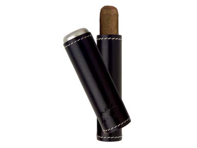 Xikar single cigar crush proof case BLACK (341K)