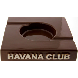 Havana Club Collection Ashtray - El Duplo Double Cigar Ashtray - Brown