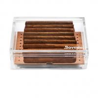 Boveda Small Acrylic & Cedar Humidor - 20 Cigar Capacity