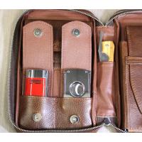 Peter James Aficionado Handmade Carry Cigar Case - Castano
