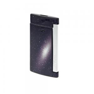 ST Dupont Slim 7 - Flat Flame Torch Lighter - Space Blue