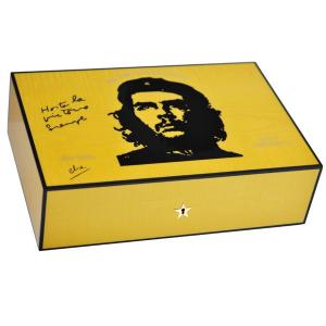 Elie Bleu Che Collection Sycamore Yellow Humidor - 110 Cigar Capacity