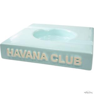 Havana Club Collection Ashtray - El Duplo Double Cigar Ashtray - Caribbean Blue