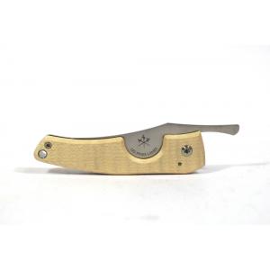 Les Fines Lames Le Petit - The Cigar Pocket Knife - Skull Blade Curly Maple