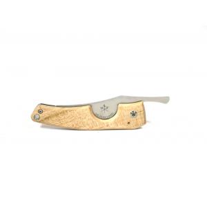 Les Fines Lames Le Petit - The Cigar Pocket Knife - Rose Blade Curly Maple