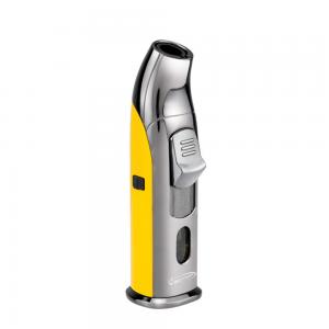 Vector Aztech Single Jet Lighter - Yellow Lacquer