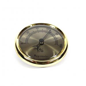 Analogue Hygrometer - Gold Finish - 3 Inch