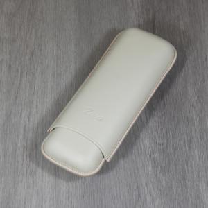 Zino XL-2 Leather Case - Fits 2 Cigars - Beige