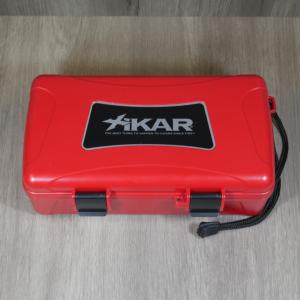Xikar Travel Waterproof Case Humidor Red - 10 Cigars Capacity