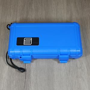 S3 Travel Waterproof Humidor Case - 5 Cigar Capacity - Blue