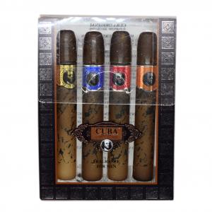 Cuba Mens Cigar Style Aftershave 4 x 4 ml Miniature Gift Set