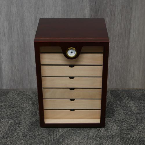Knutsford Matte Cherry Cabinet Humidor - up to 200 Cigar Capacity