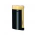 ST Dupont Slim 7 - Flat Flame Torch Lighter - Black and Gold
